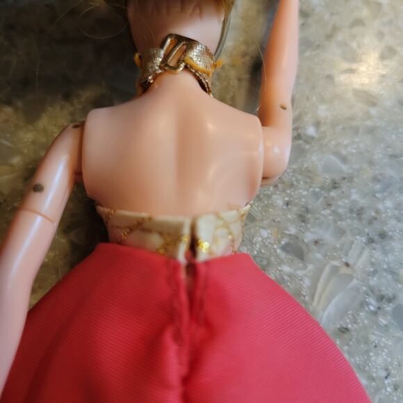 Vintage Topper Dawn Majorette Connie Original Baton Boots Hat Uniform 1970 1971 - Picture 6 of 7